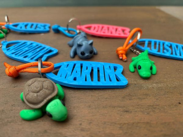 Llavero "NAMETAG" Tabla de Surf